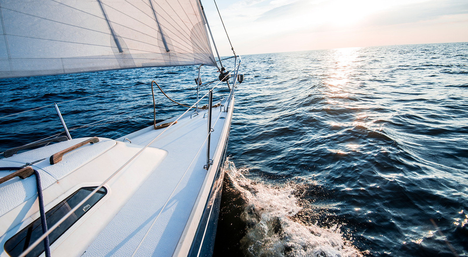 boat sailing on ocean